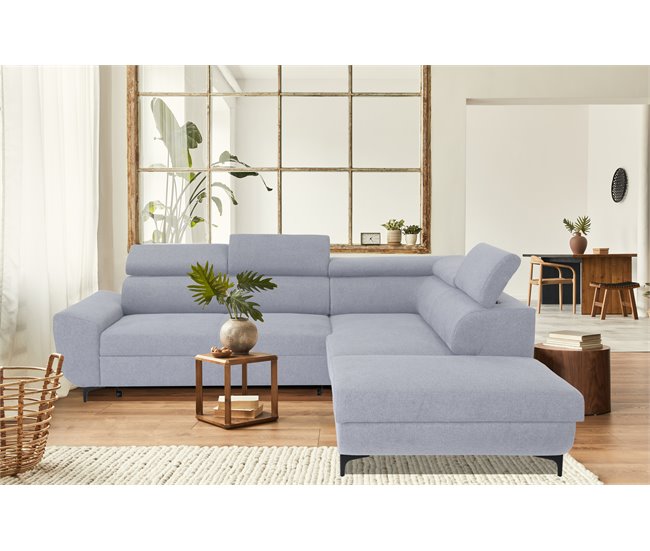 Conforama Rinconera Derecha Con Cama WESLEY Color Gris
