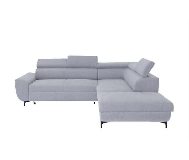 Conforama Rinconera Derecha con cama WESLEY color gris