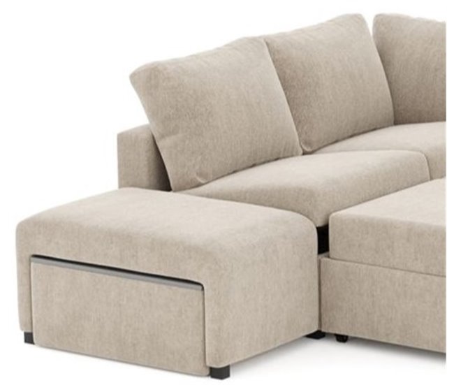 Conforama Rinconera ELTONEL Con Cama Reversible Camel