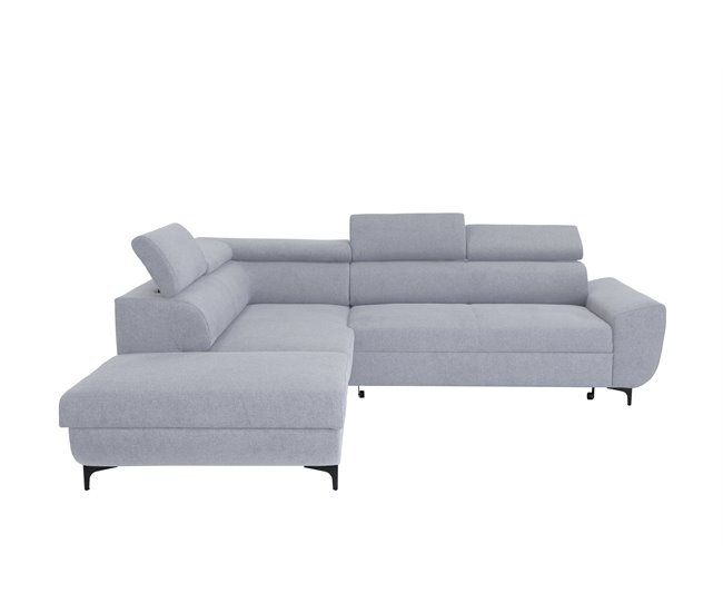 Conforama Rinconera Izquierda con cama WESLEY color gris
