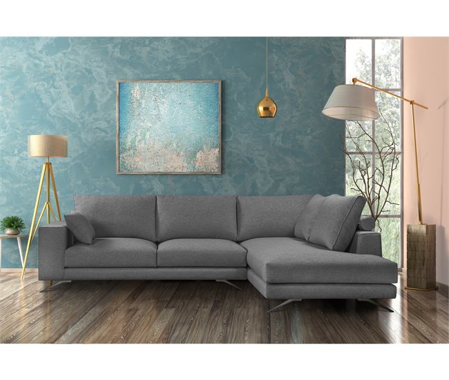 Conforama Rinconera MERCURY Lado Derecho Color Antracita