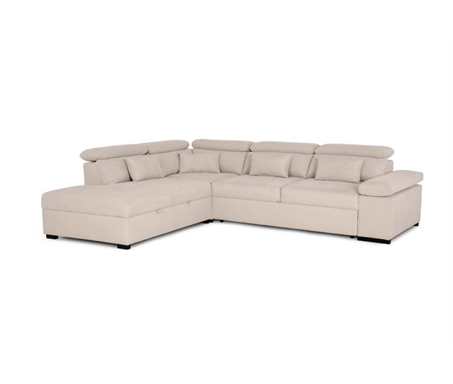 Conforama Rinconera Reversible Con Cama Color Beige STEWART