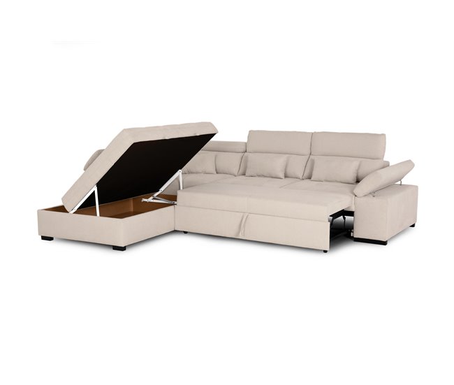 Conforama Rinconera Reversible Con Cama Color Beige STEWART