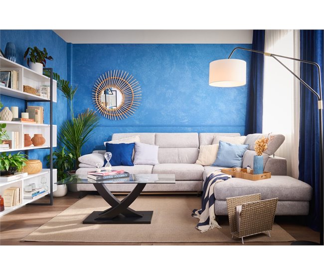 Conforama Rinconera TITUS Con Cama Lado Derecho Color Gris