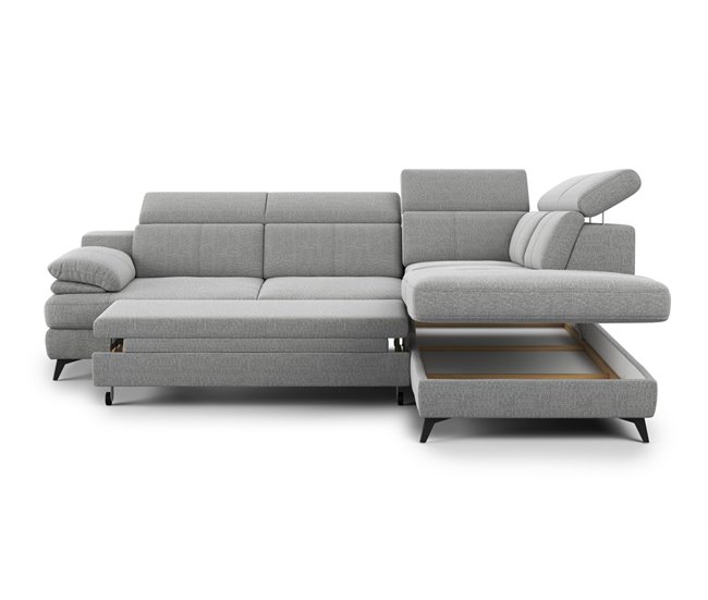 Conforama Rinconera TITUS Con Cama Lado Derecho Color Gris