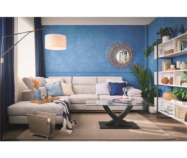 Conforama Rinconera TITUS Con Cama Lado Izquierdo Color Gris