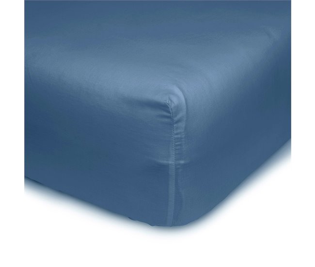 Conforama Sábana bajera ajustable de poliéster-algodón 80x200cm