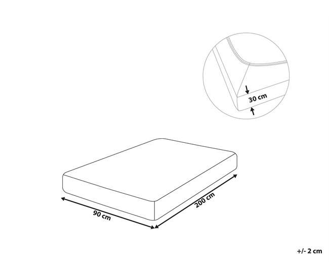Conforama Sábana De Algodón Gris Pardo 90 X 200 Cm JANBU