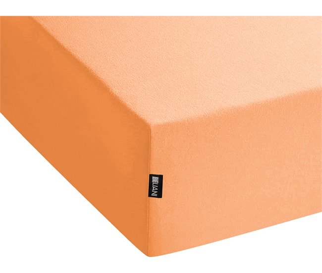Conforama Sábana De Algodón Naranja 90 X 200 Cm JANBU