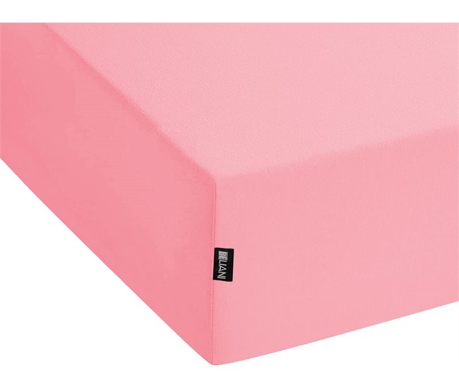 Conforama Sábana De Algodón Rojo Coral 90 X 200 Cm JANBU