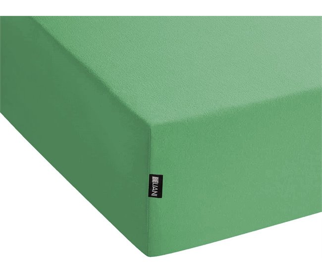 Conforama Sábana De Algodón Verde 90 X 200 Cm JANBU