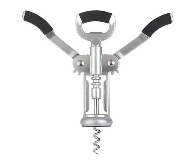 Conforama Sacacorchos Masterpro Alas Acero Inoxidable Plateado