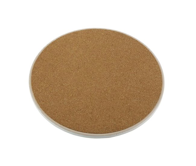 Conforama Salvamantel Redondo Mosaico Corcho Cerámica (20 X 20 Cm)