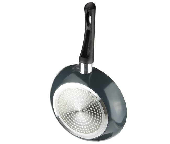 Conforama Sartén 22 Cm Fondo Aluminio Reforzado - Apto Para Todo Tipo De Fuego