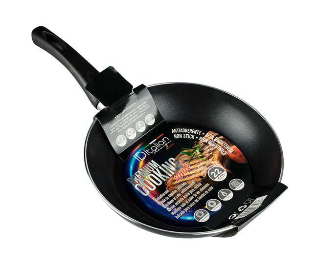 Conforama Sartén 22 cm fondo aluminio reforzado - apto para todo tipo de fuego