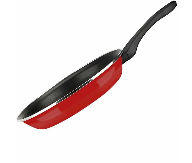 Conforama Sartén FAGOR Optimax Rojo Acero Esmaltado (Ø 28 cm)
