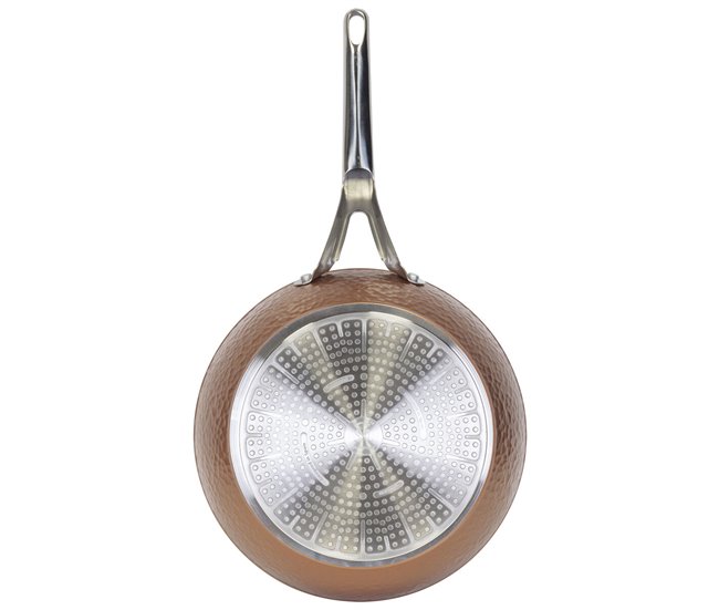 Conforama Sartén San Ignacio Acero Inoxidable Cobre Aluminio Forjado (Ø 26 Cm)