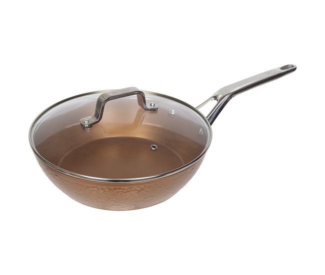 Conforama Sartén San Ignacio Acero Inoxidable Cobre Aluminio Forjado (Ø 26 Cm)