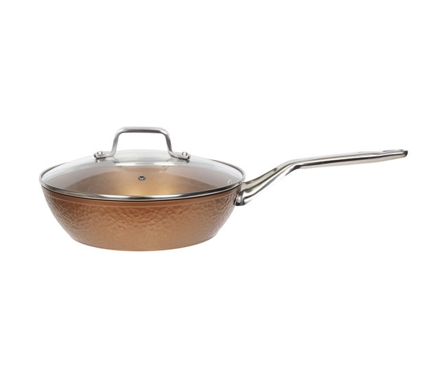 Conforama Sartén San Ignacio Acero Inoxidable Cobre Aluminio Forjado (Ø 26 cm)
