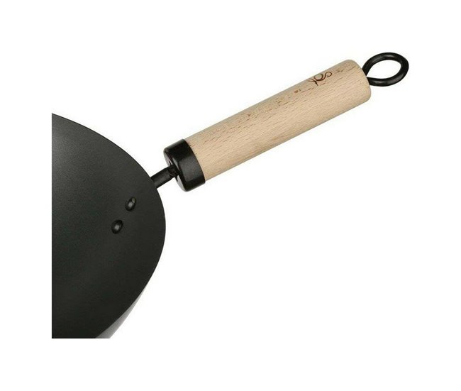 Conforama Sartén Wok Secret De Gourmet Negro Acero Inoxidable Ø 35 Cm