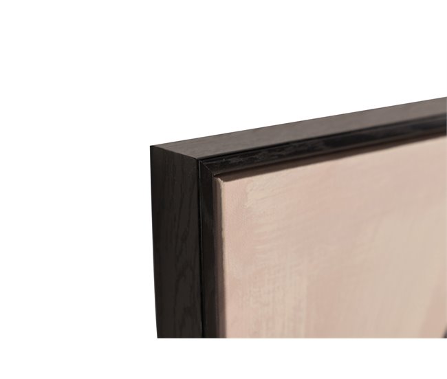 Conforama Set 2 Cuadros Señoras Foil Marco Negro 50x4x70 Cm