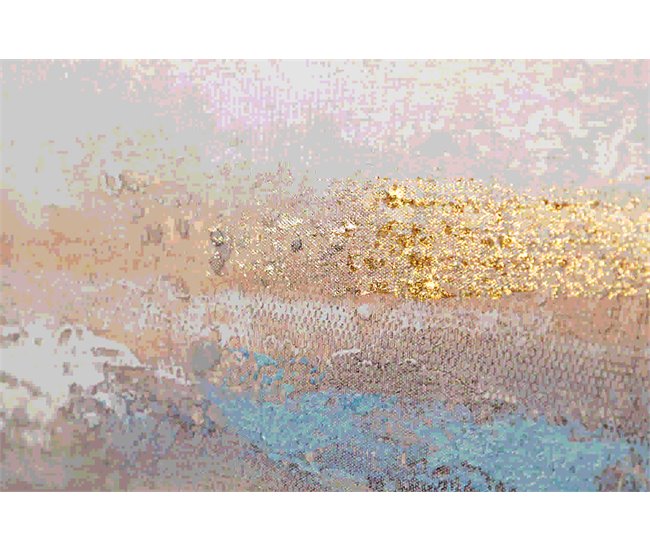 Conforama Set 2 Lienzos Abstr. 40% Pintado Mano 40x3x80 Cm