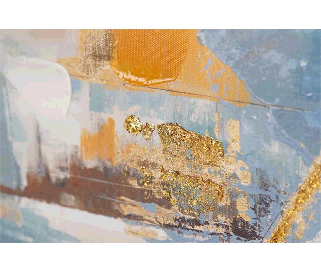 Conforama Set 2 Lienzos Abstr. 40% Pintado Mano 50x3x70 Cm