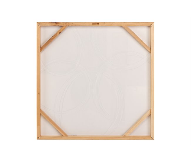 Conforama Set 2 Lienzos Abstrac. 40% Pintado Mano 60x3x60 Cm