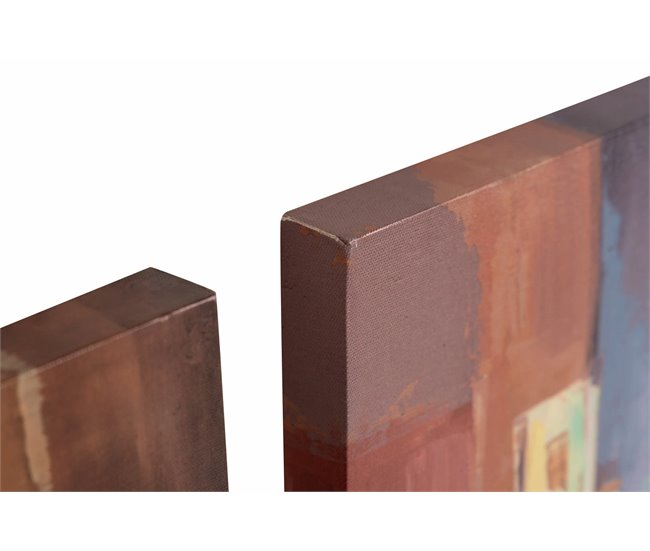Conforama Set 2 Lienzos Boulevard 40% Pintado Mano 60x3x60cm