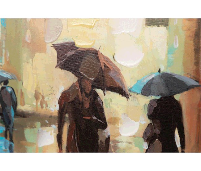 Conforama Set 2 Lienzos Boulevard 40% Pintado Mano 60x3x60cm
