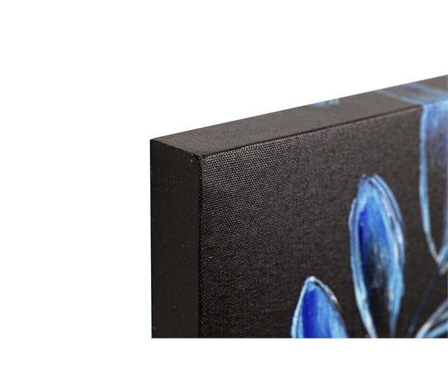 Conforama Set 2 Lienzos Flores 40% Pintado Mano 60x3x60 Cm