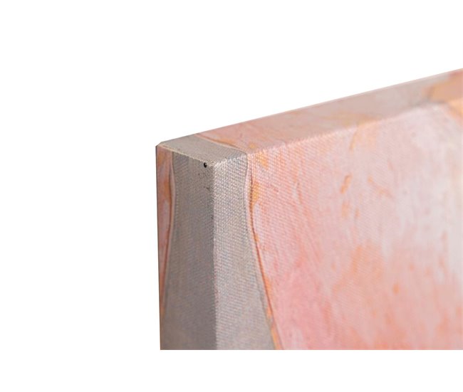 Conforama Set 2 Lienzos Flores 40% Pintado Mano 70x3x50 Cm