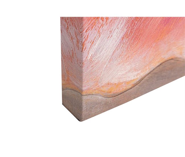 Conforama Set 2 Lienzos Flores 40% Pintado Mano 70x3x50 Cm