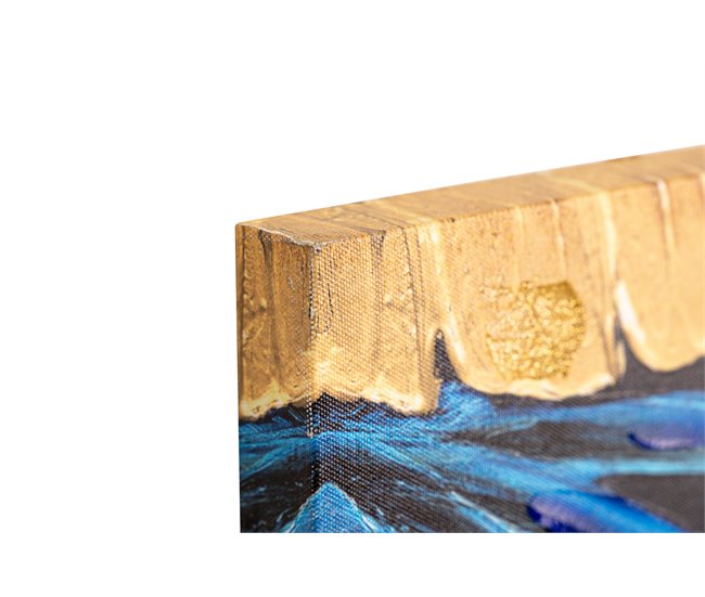 Conforama Set 2 Lienzos Hojas 40% Pintado Mano 50x3x70 Cm