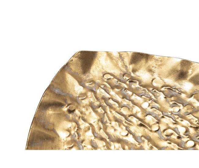 Conforama Set 2 Mesas Metal Dorado 61x59x52 51x49x41 Cm