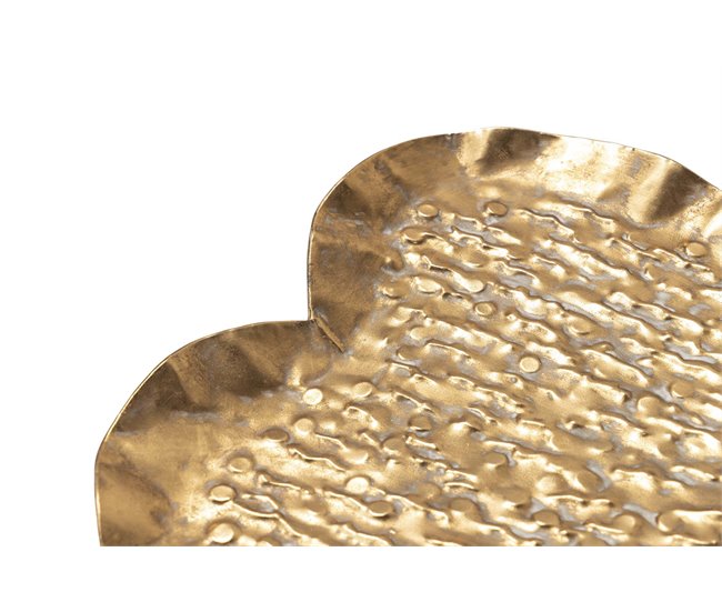 Conforama Set 2 Mesas Metal Dorado 61x59x52 51x49x41 Cm