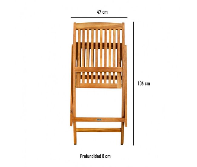Conforama Set 2 Sillas Jardín Para Exterior Aktive Garden