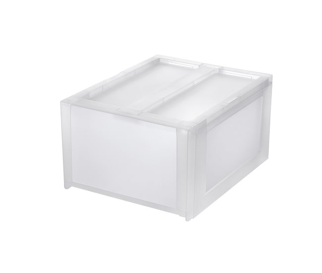 Conforama Set De 2 Cajas De Almacenamiento "MODULAR" 13L