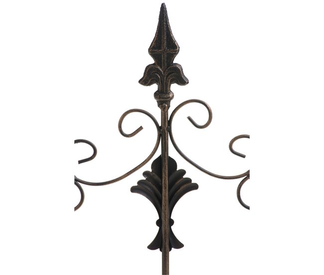 Conforama Set De 2 Soportes Para Enredaderas Burgus Metal Bronce 1X35X122 Cm