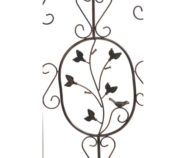 Conforama Set De 2 Soportes Para Enredaderas Burgus Metal Bronce 1X35X122 Cm