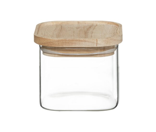 Conforama Set De 4 Botes Secret De Gourmet Cocina Apilable Vidrio
