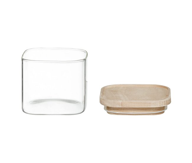 Conforama Set De 4 Botes Secret De Gourmet Cocina Apilable Vidrio
