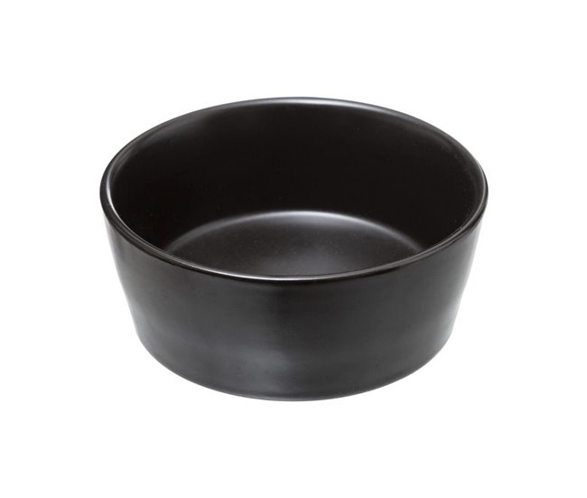 Conforama Set De Aperitivo Secret De Gourmet Negro Gres 4 Piezas (Ø 21 Cm)
