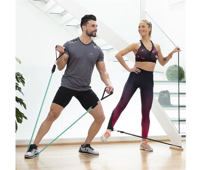 Conforama Set De Bandas De Resistencia Con Accesorios Y Guía De Ejercicios Tribainer InnovaGoods (pack De 3)