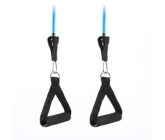 Conforama Set de Bandas de Resistencia con Accesorios y Guía de Ejercicios Tribainer InnovaGoods (pack de 3)