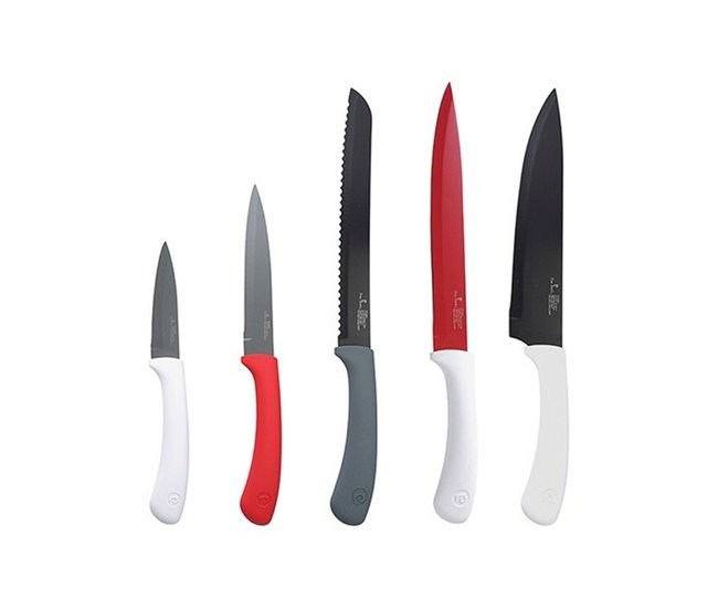 Conforama Set de Cuchillos Pierre Cardin Acero Inoxidable (5 pcs)