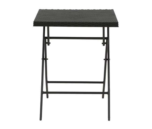 Conforama Set De Jardín Con Mesa Y 2 Sillas KORA Color Gris