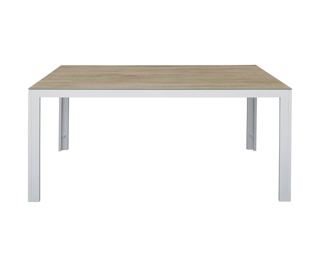 Conforama Set De Jardín Con Mesa Y 6 Sillas ANZIO Color Gris