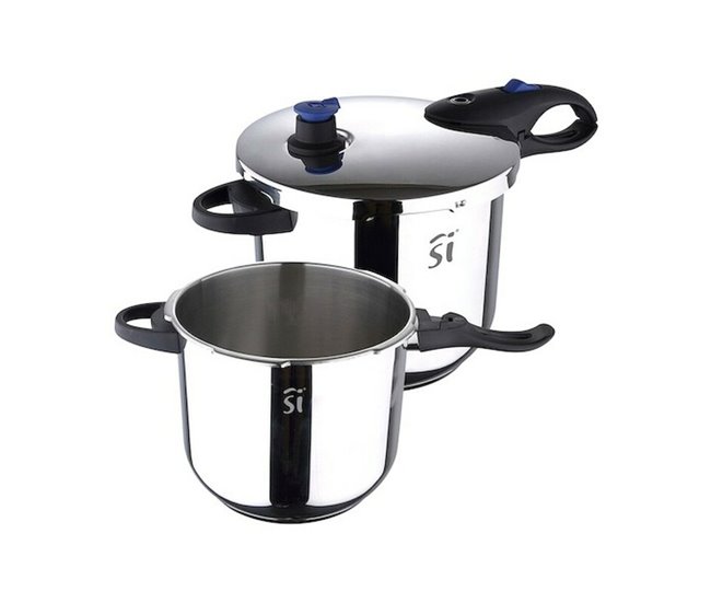 Conforama Set De Ollas Express San Ignacio Ø 22 Cm 4 L 5 5 L (3 Pcs)