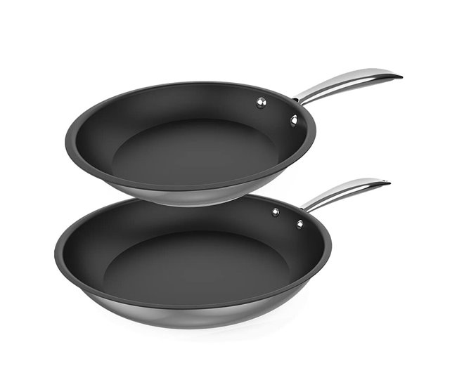Conforama Set De Sartenes Polka Classy 20-24 Bucket Set Steel Cecotec